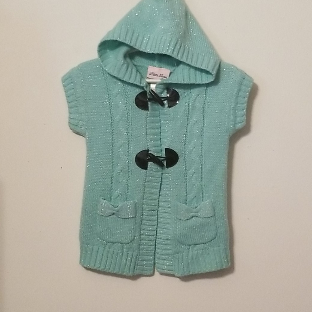 Little Lass Knitted Sweater Cardigan